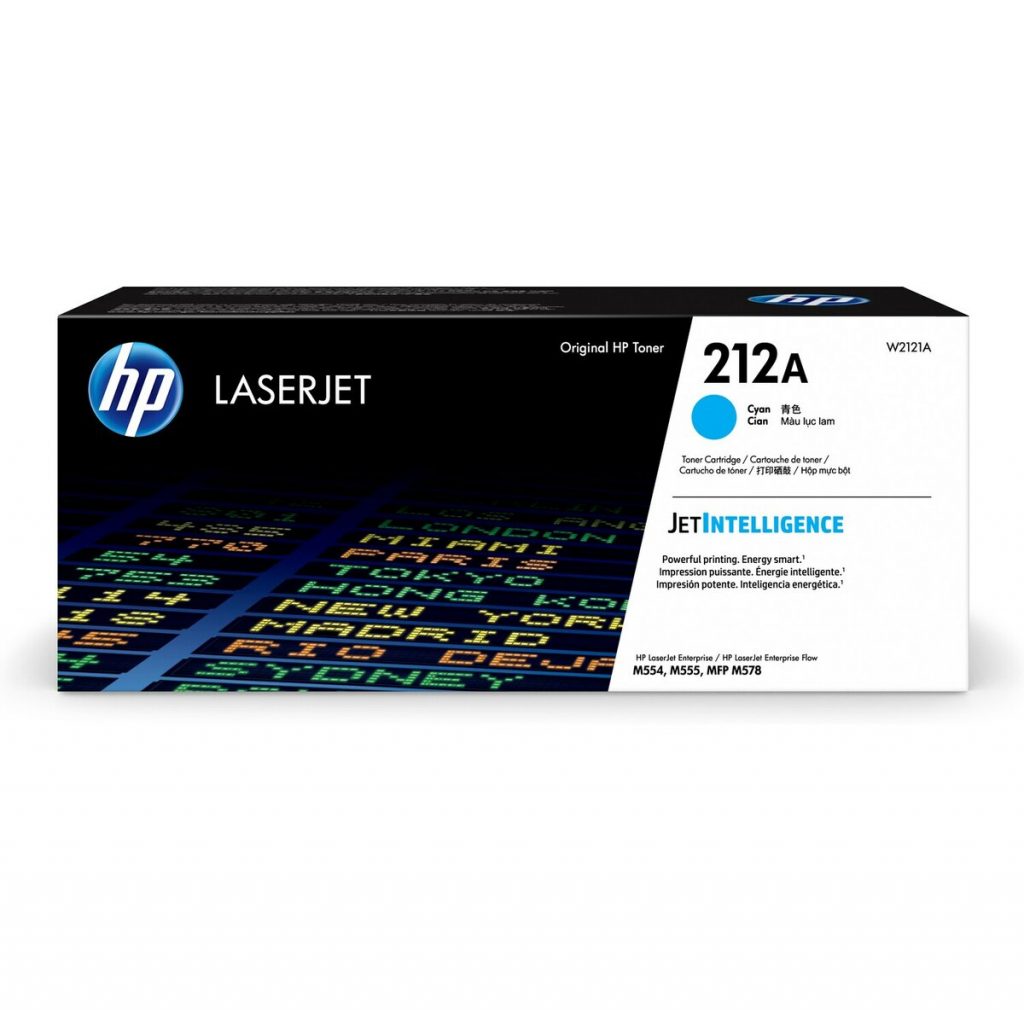 HP 212A (W2121A) Cyan Original LaserJet Toner Cartridge (4500 Yield ...