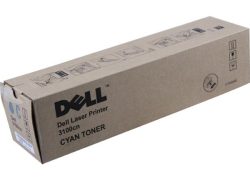 Dell High Yield Cyan Toner Cartridge (OEM# 310-5731) (4000 Yield)
